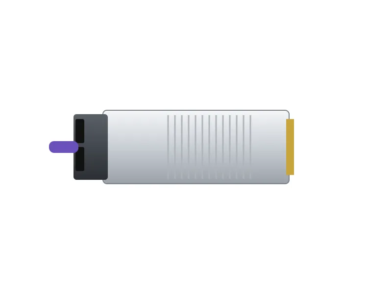 QSFP-DD-400G-DR4 单模光模块产品示意图